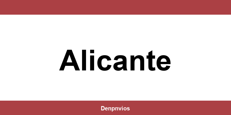 Teléfono de oficina DPD en Alicante