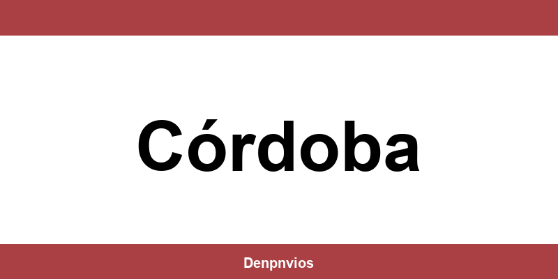Teléfono de oficina DPD en Córdoba