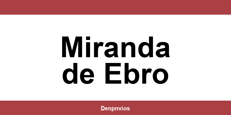 Teléfono de oficina DPD en Miranda de Ebro